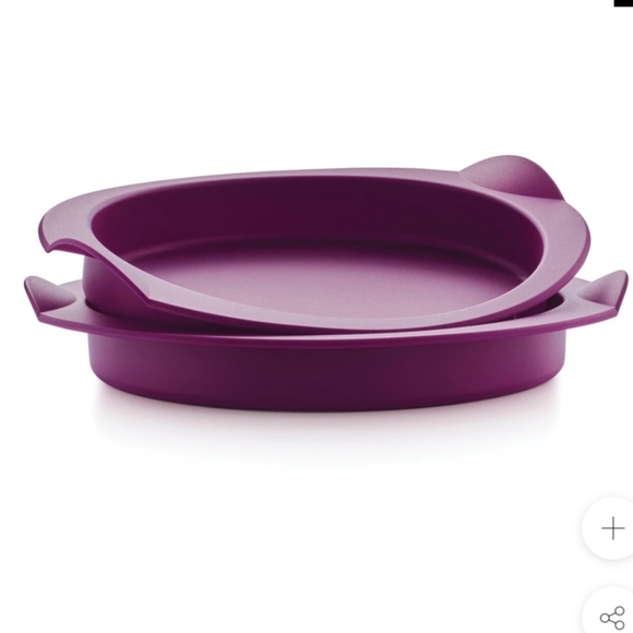 Tupperware Silicone Round Mold set of 2 New - Picture 9 of 9